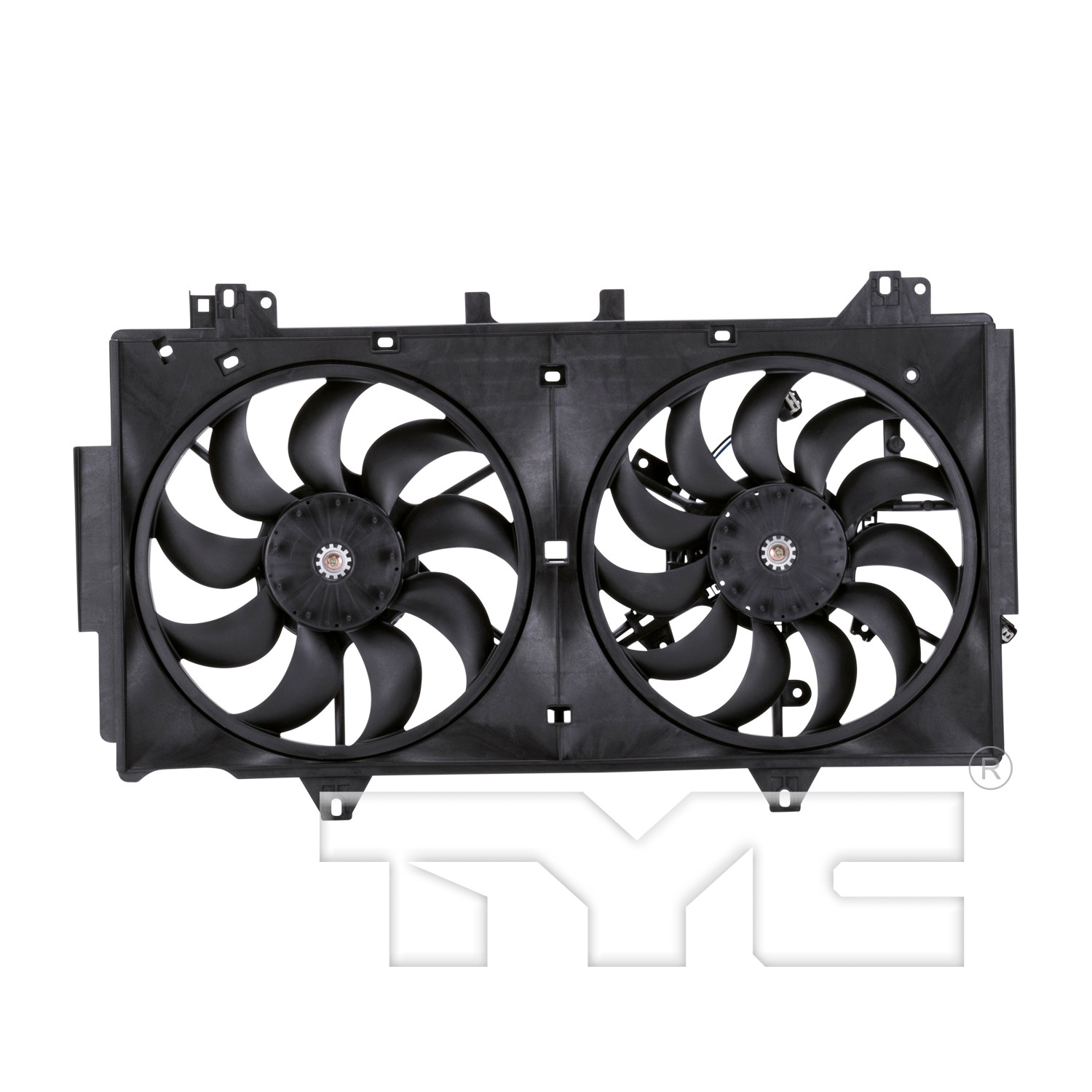 TYC Dual Radiator and Condenser Fan Assembly - Main Image