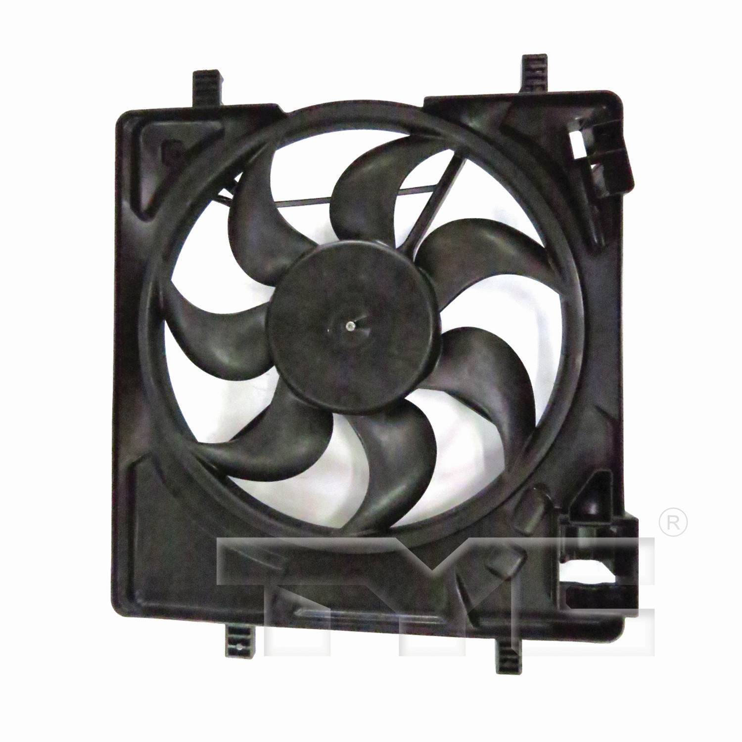 TYC Dual Radiator and Condenser Fan Assembly - 2