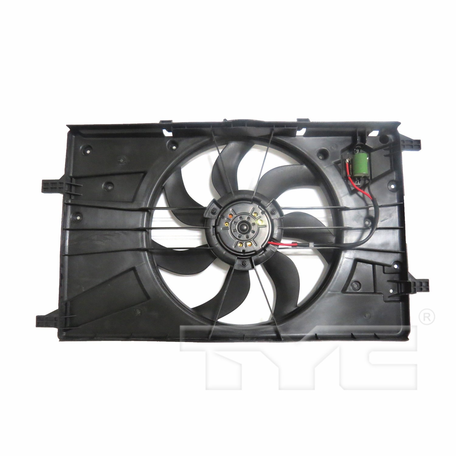TYC Dual Radiator and Condenser Fan Assembly - Main Image