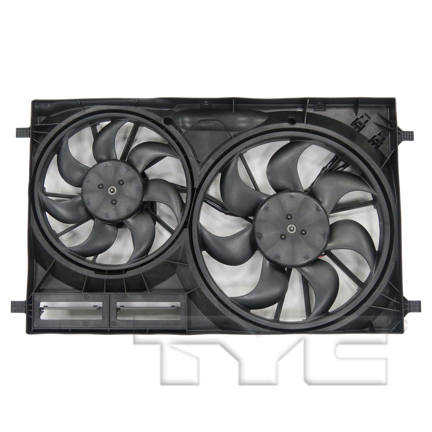 TYC Dual Radiator and Condenser Fan Assembly - Main Image