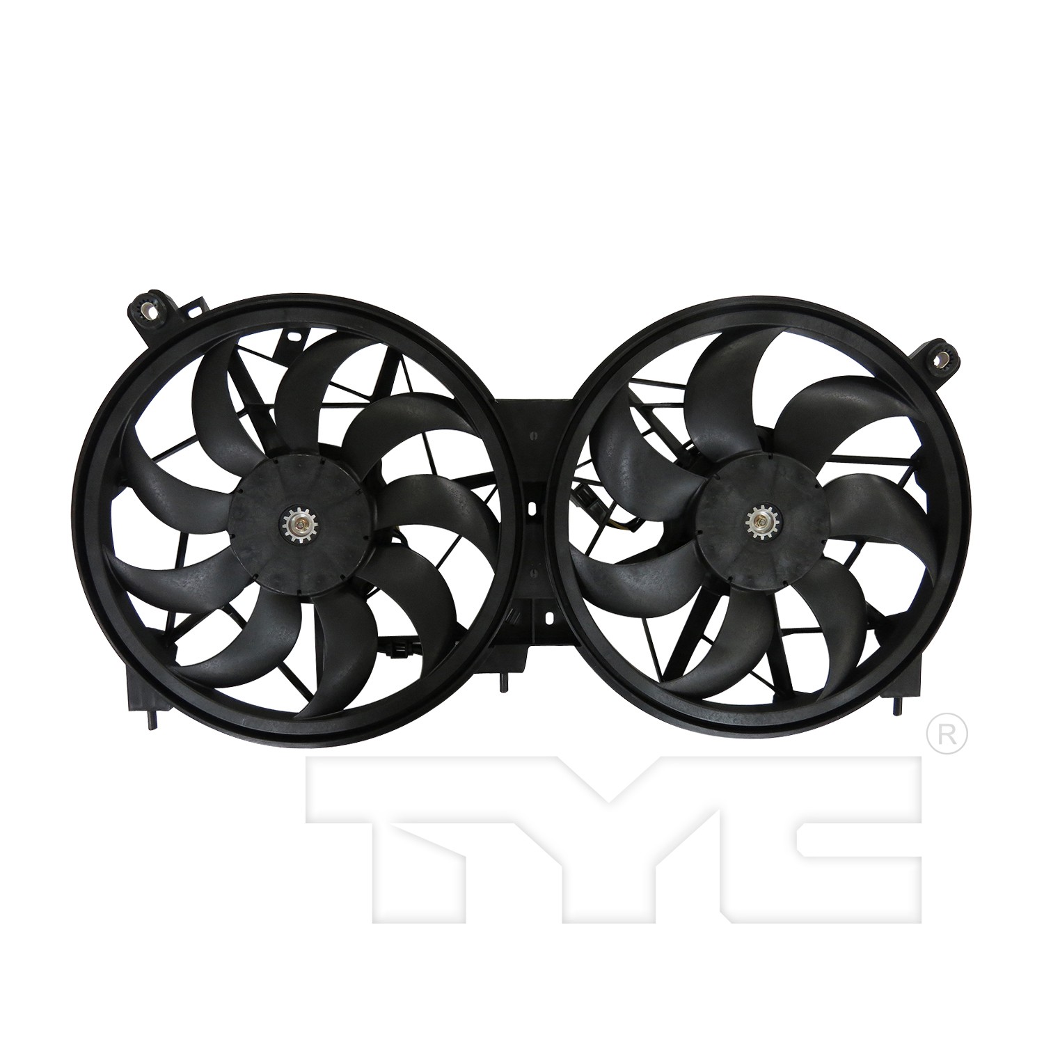TYC Dual Radiator and Condenser Fan Assembly - Main Image