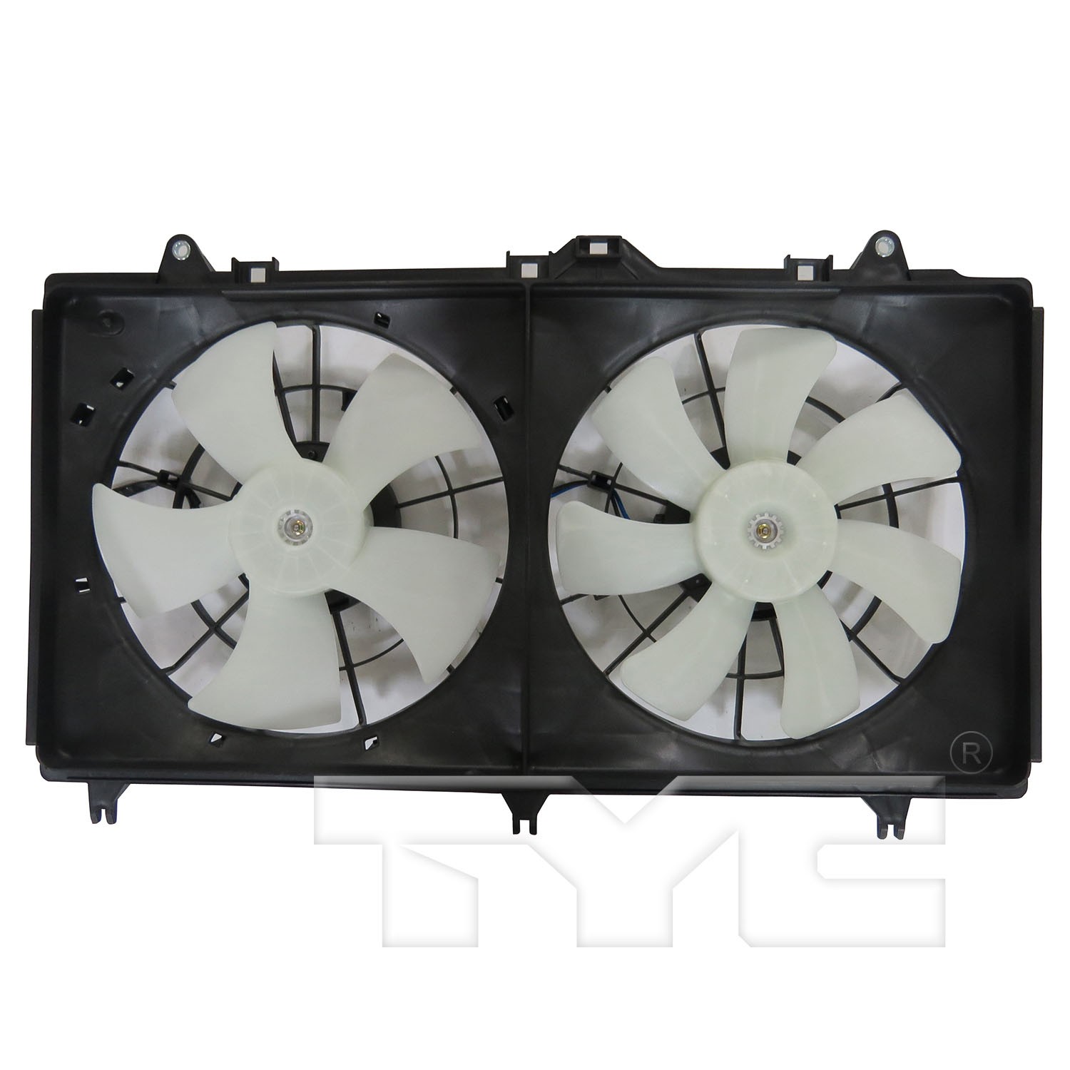 TYC Dual Radiator and Condenser Fan Assembly - Main Image