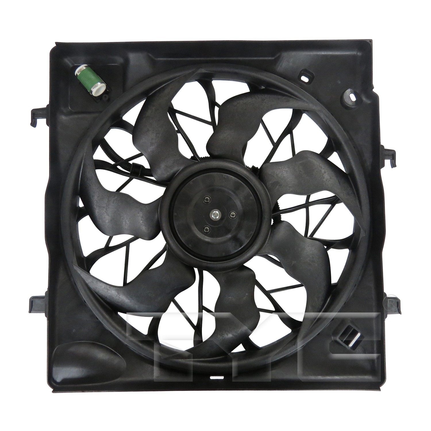 TYC Dual Radiator and Condenser Fan Assembly - Main Image