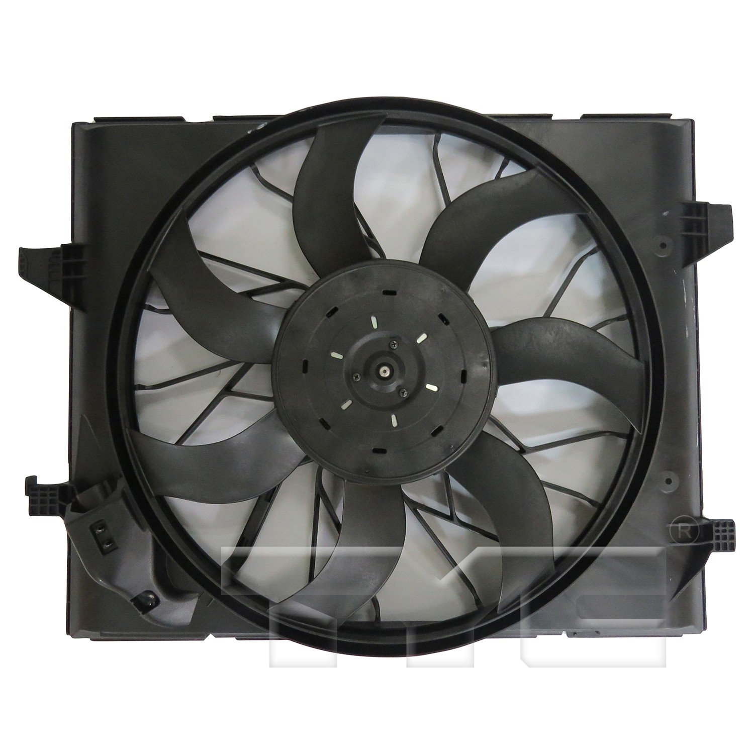 TYC Dual Radiator and Condenser Fan Assembly - Main Image