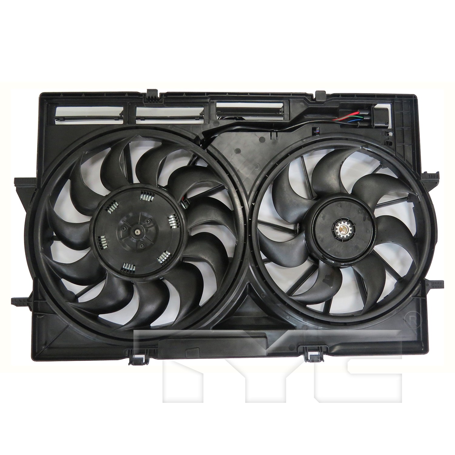 TYC Dual Radiator and Condenser Fan Assembly - Main Image
