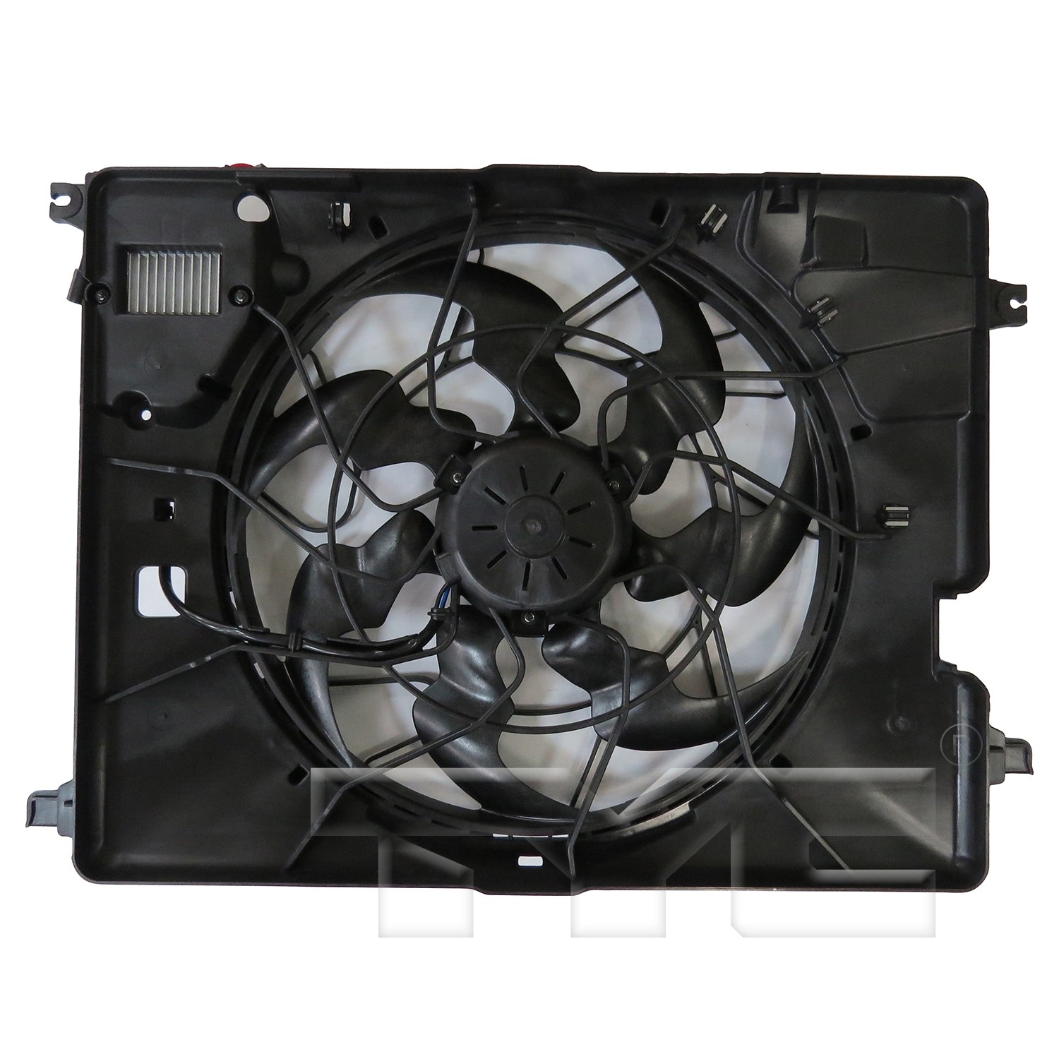 TYC Dual Radiator and Condenser Fan Assembly - Main Image