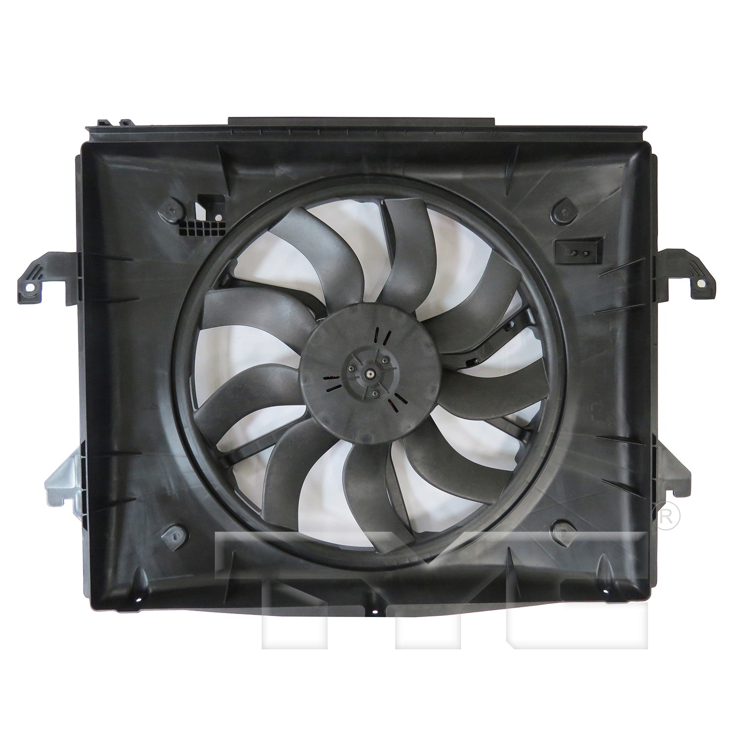 TYC Dual Radiator and Condenser Fan Assembly - Main Image