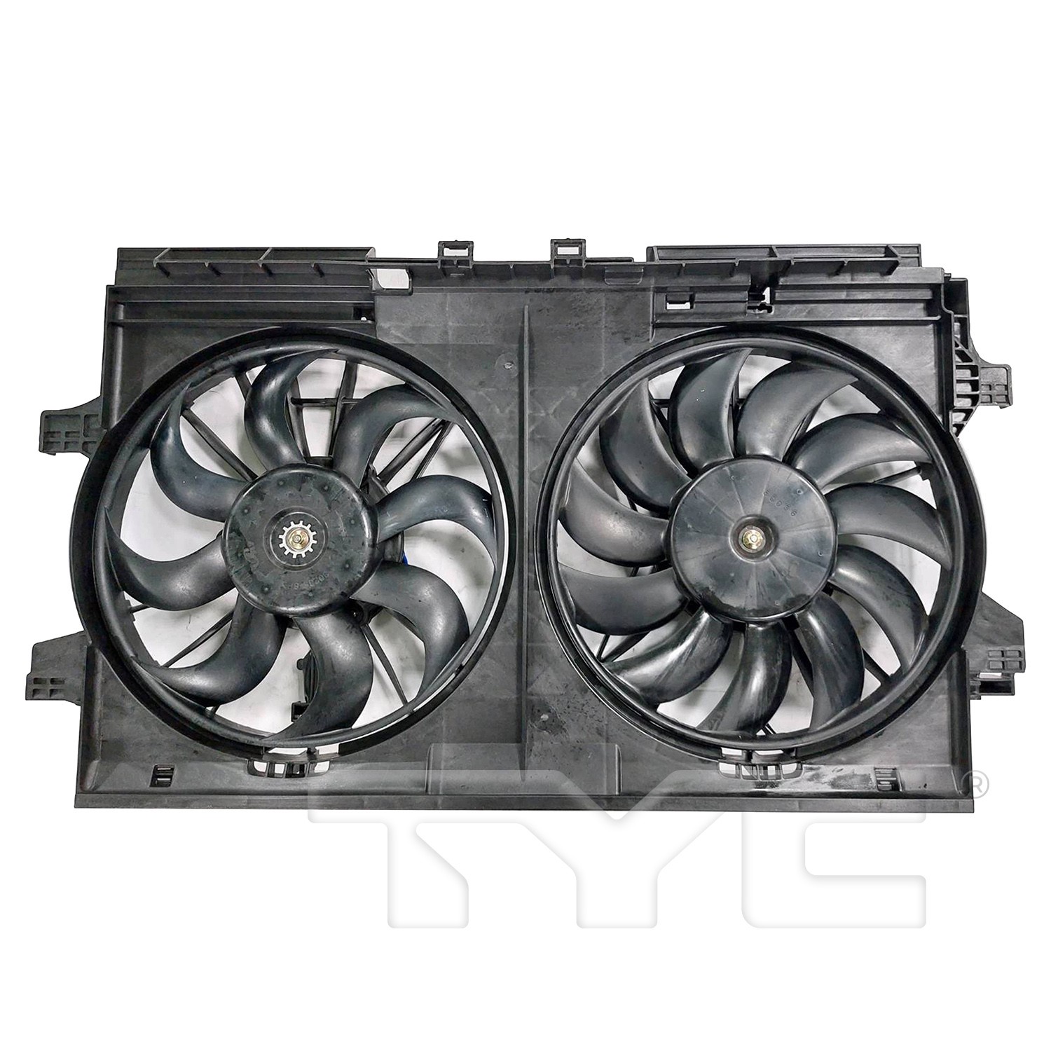 TYC Dual Radiator and Condenser Fan Assembly - Main Image