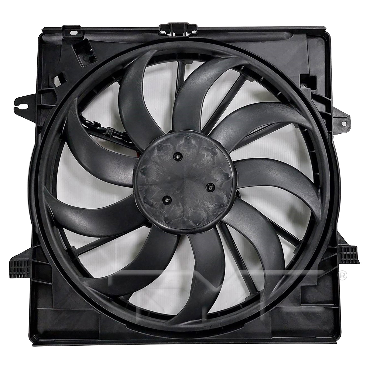 TYC Dual Radiator and Condenser Fan Assembly - Main Image