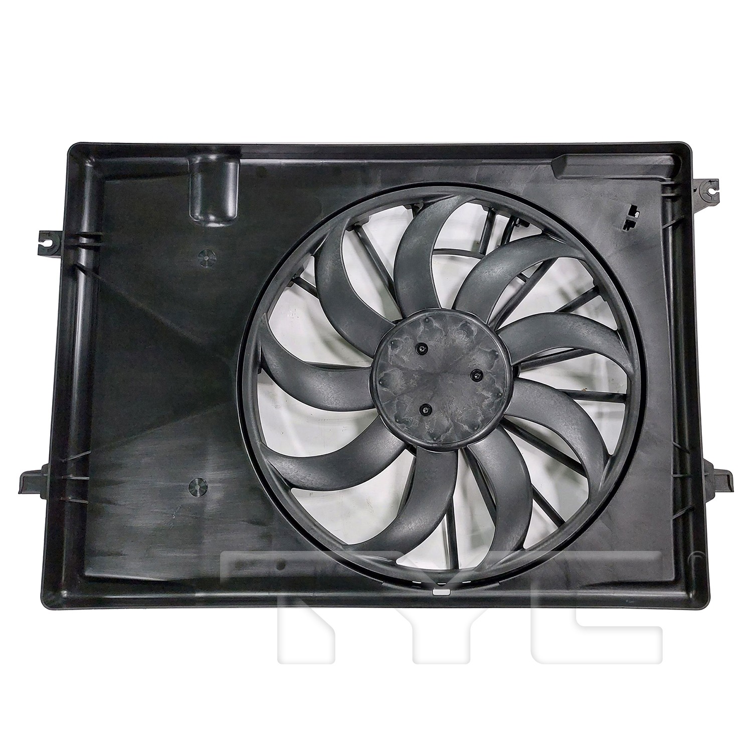TYC Dual Radiator and Condenser Fan Assembly - Main Image