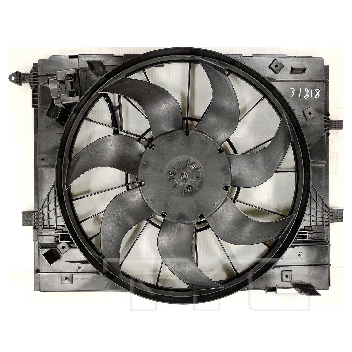 TYC Dual Radiator and Condenser Fan Assembly - Main Image