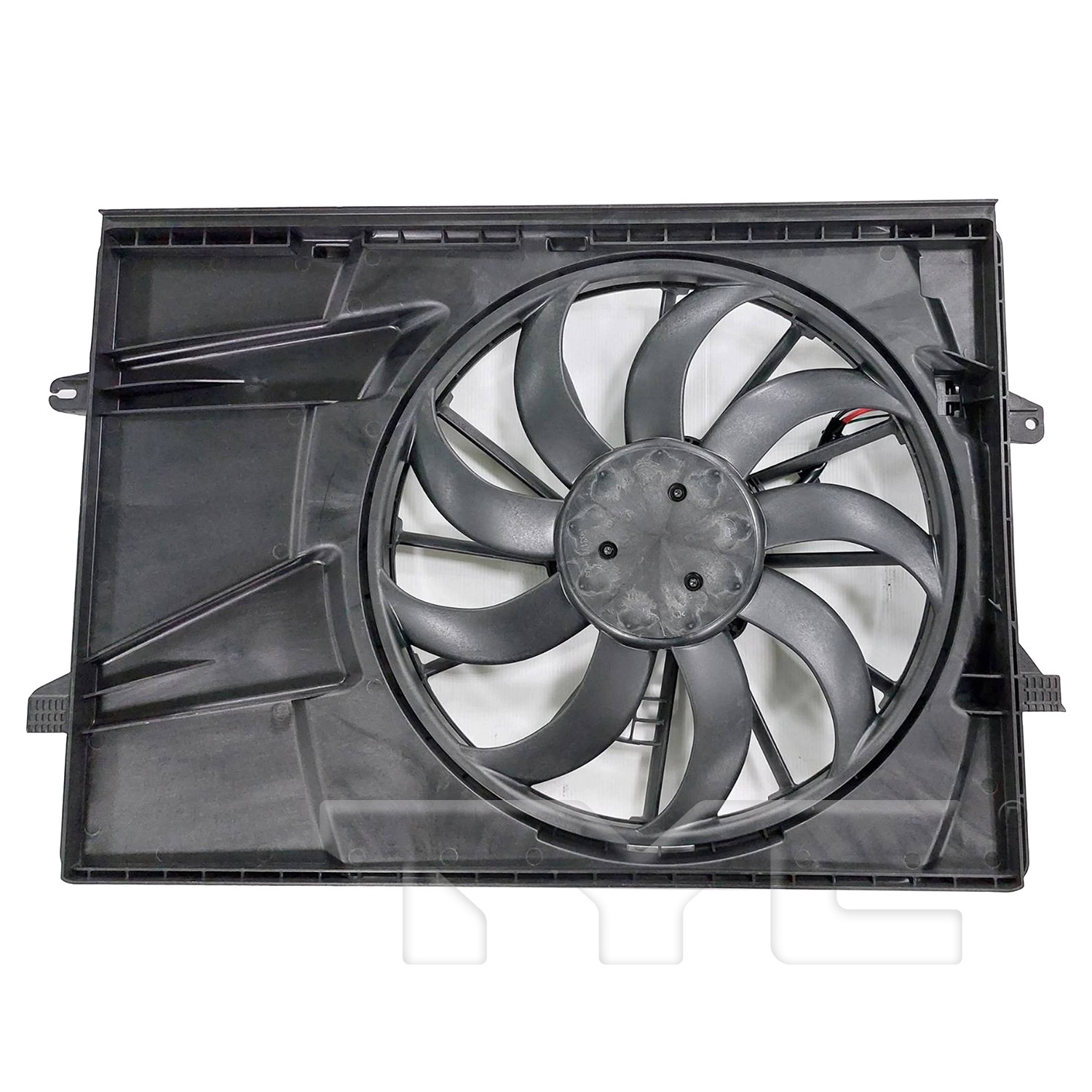 TYC Dual Radiator and Condenser Fan Assembly - Main Image