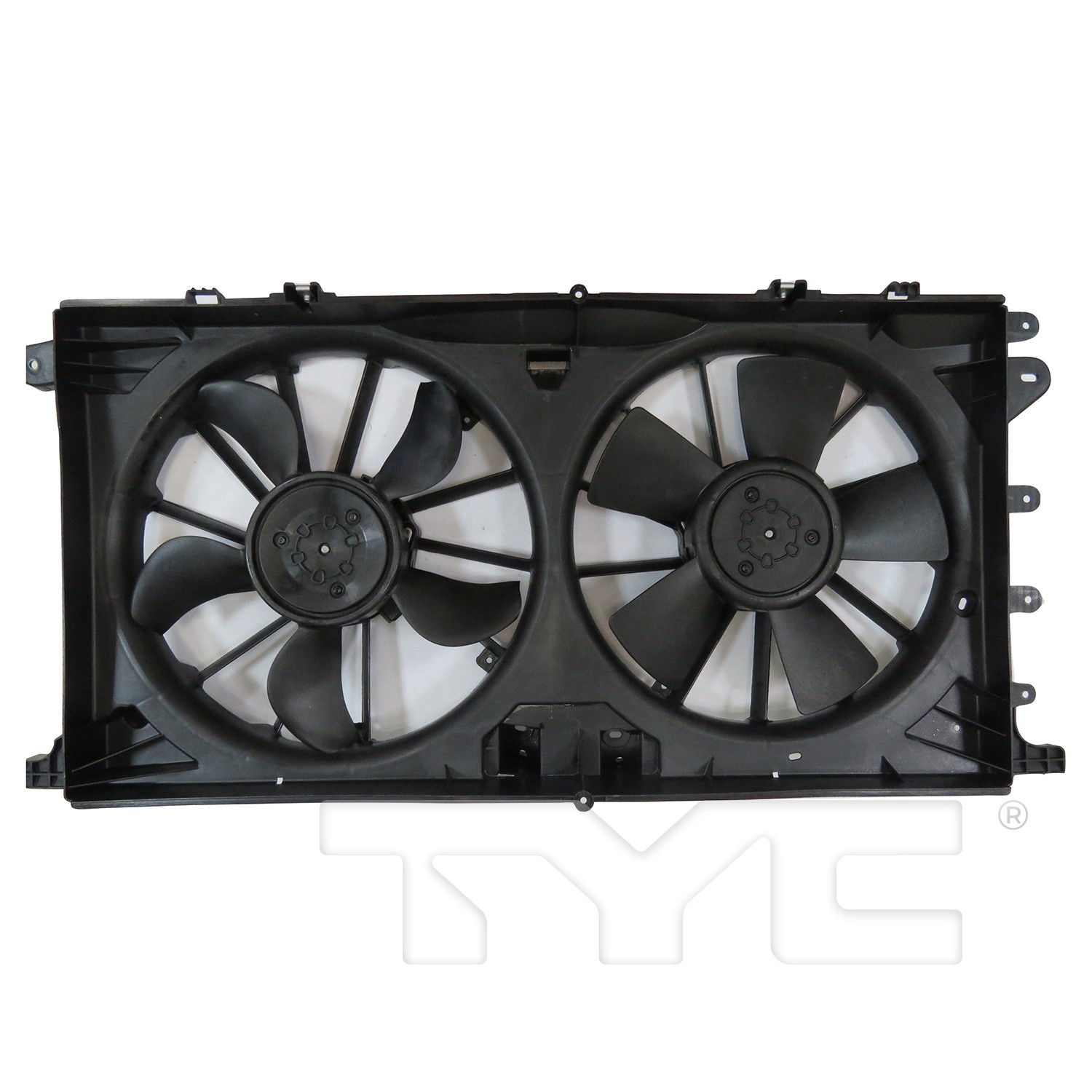 TYC Dual Radiator and Condenser Fan Assembly - Main Image
