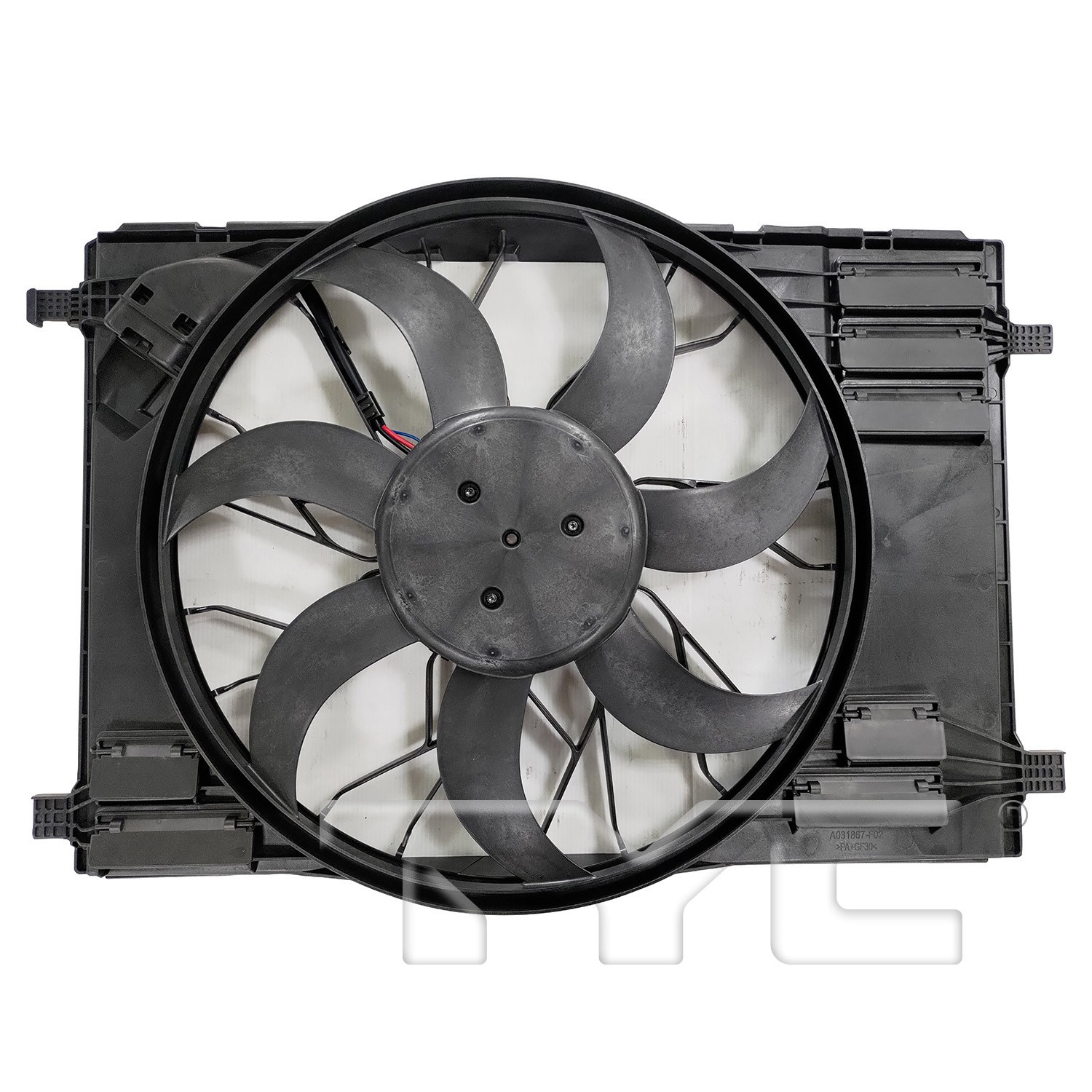 TYC Dual Radiator and Condenser Fan Assembly - Main Image