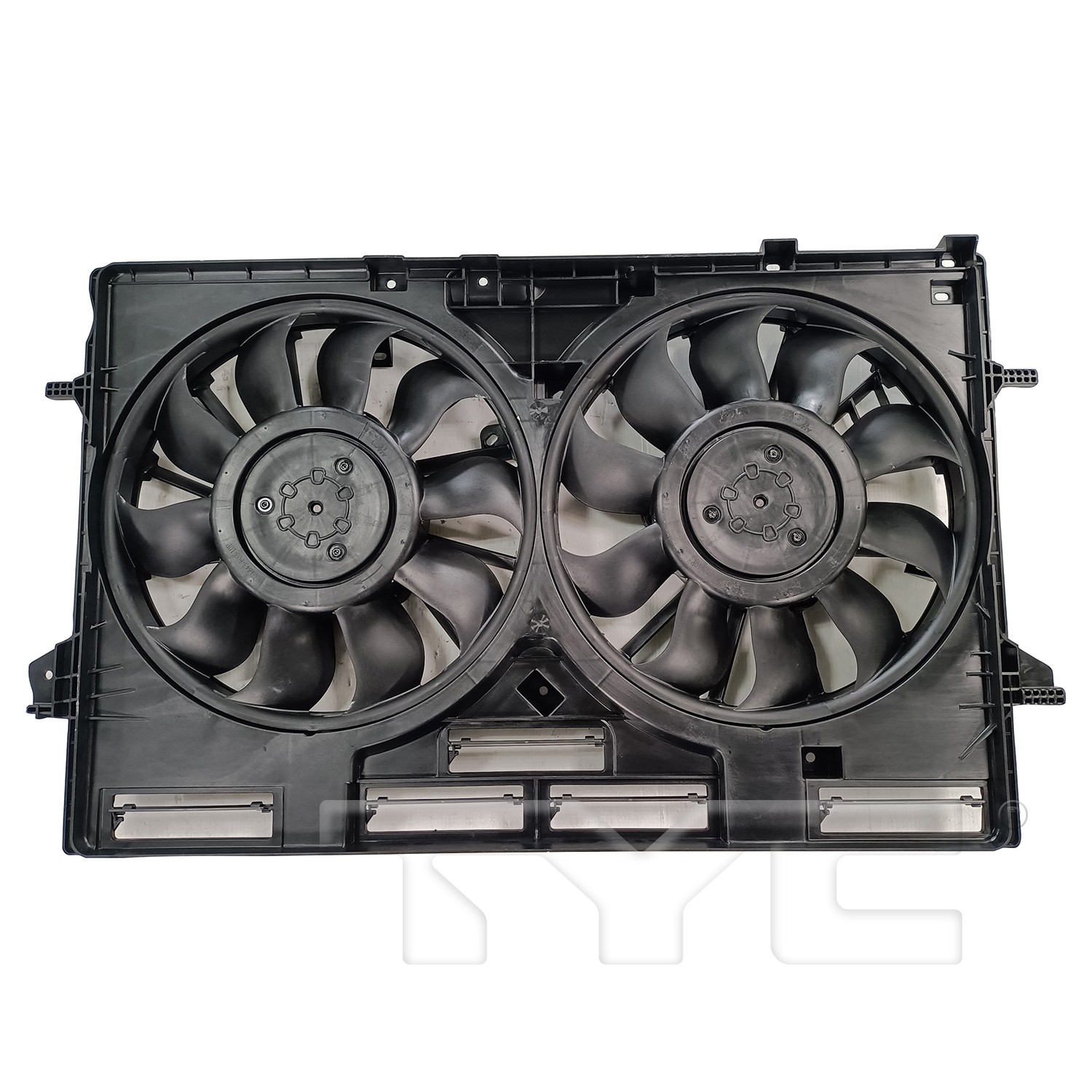 TYC Dual Radiator and Condenser Fan Assembly - Main Image