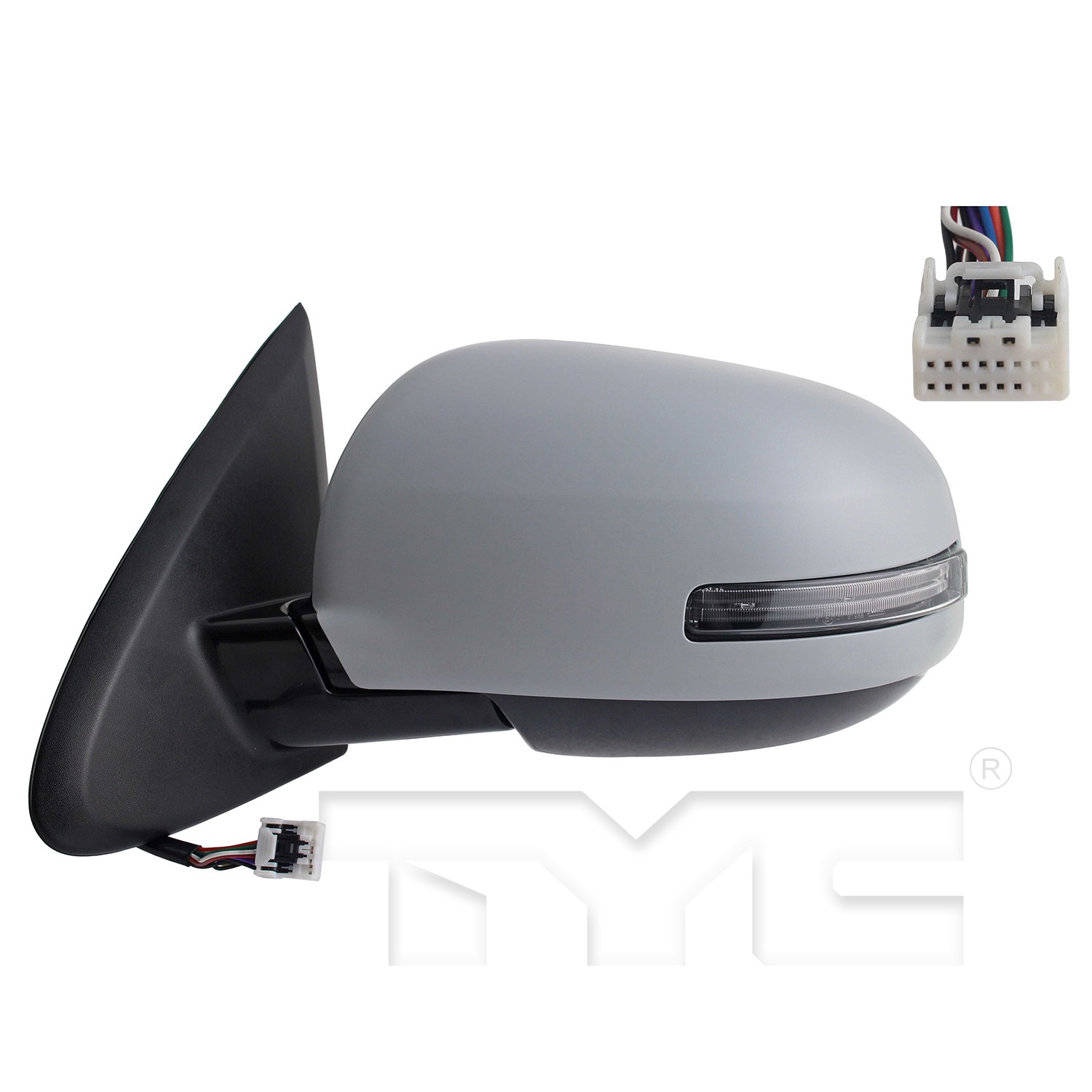 TYC Left Heated Power Door Mirror - Main Image