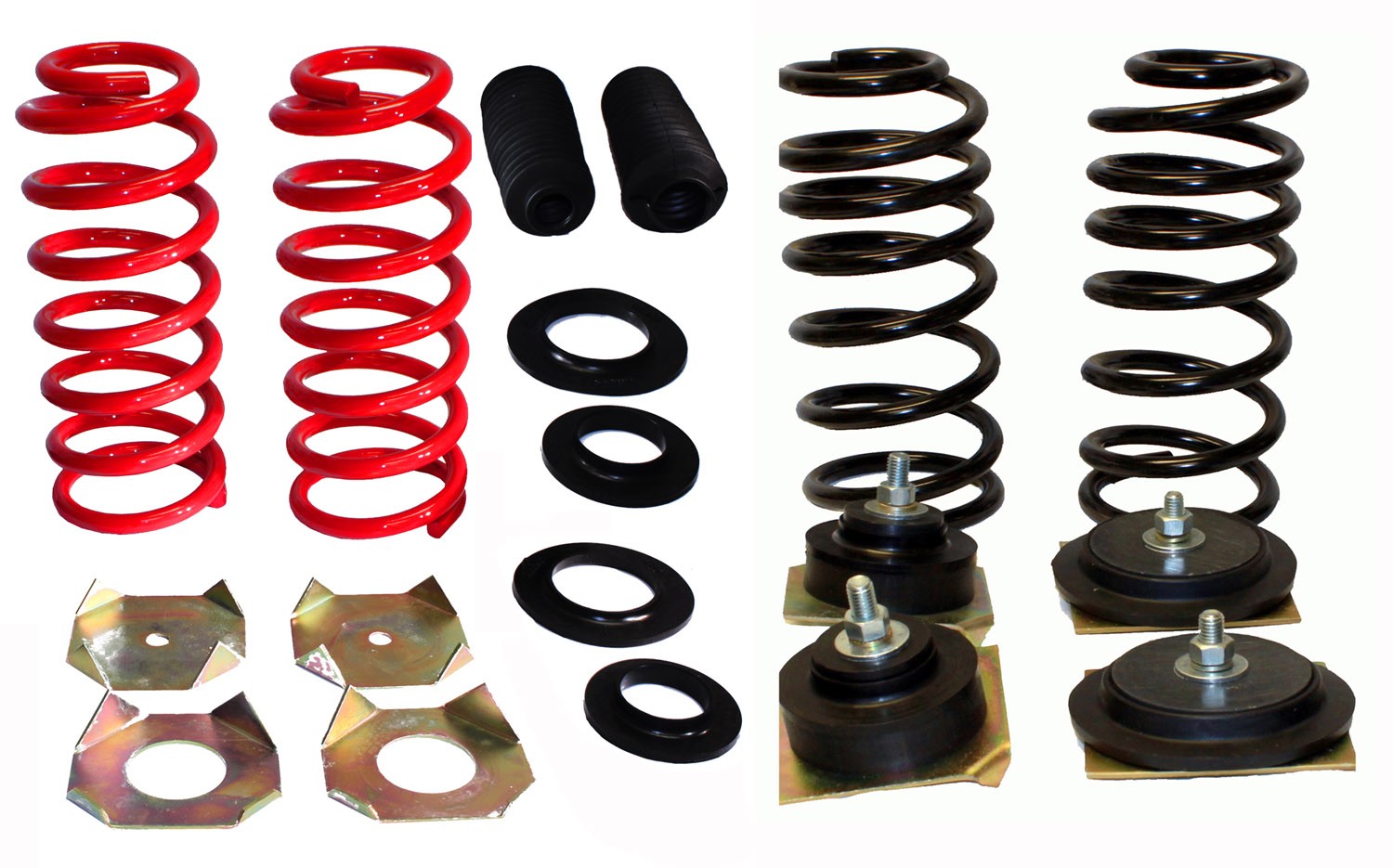 Air Spring to Coil Spring Conversion Kit - Front and Rear - Lincoln (1995-1996)