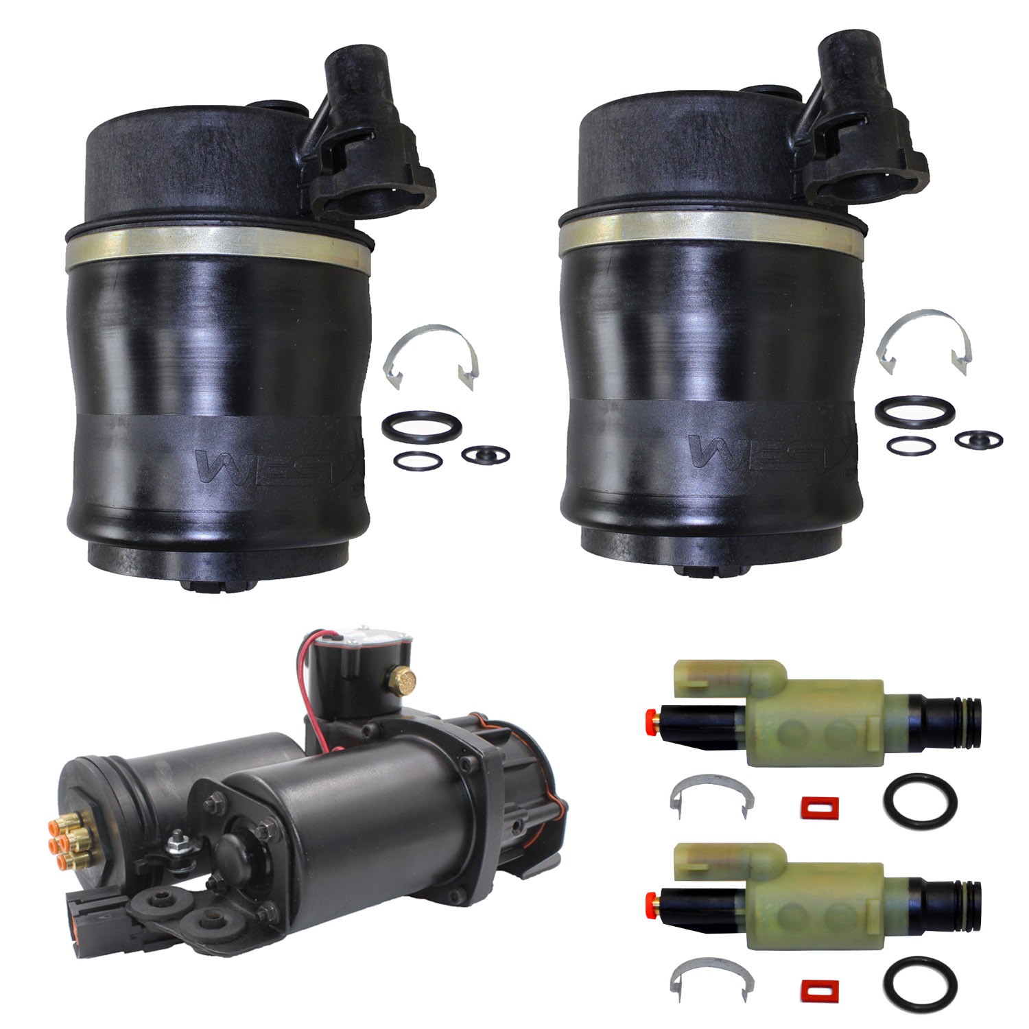 Rear Air Suspension System | Westar KT-1103 Fits Lincoln Mark VIII 1993-1998 - Main Image
