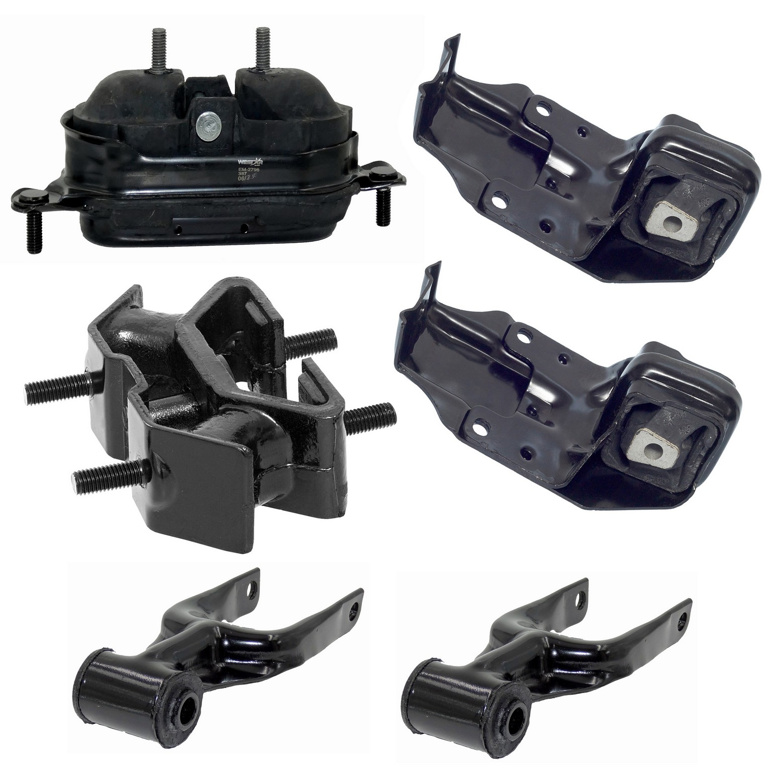 6 Piece Front Engine & Auto Trans Mount Kit
